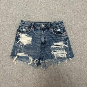 American Eagle Distressed Mom Shorts Size 0